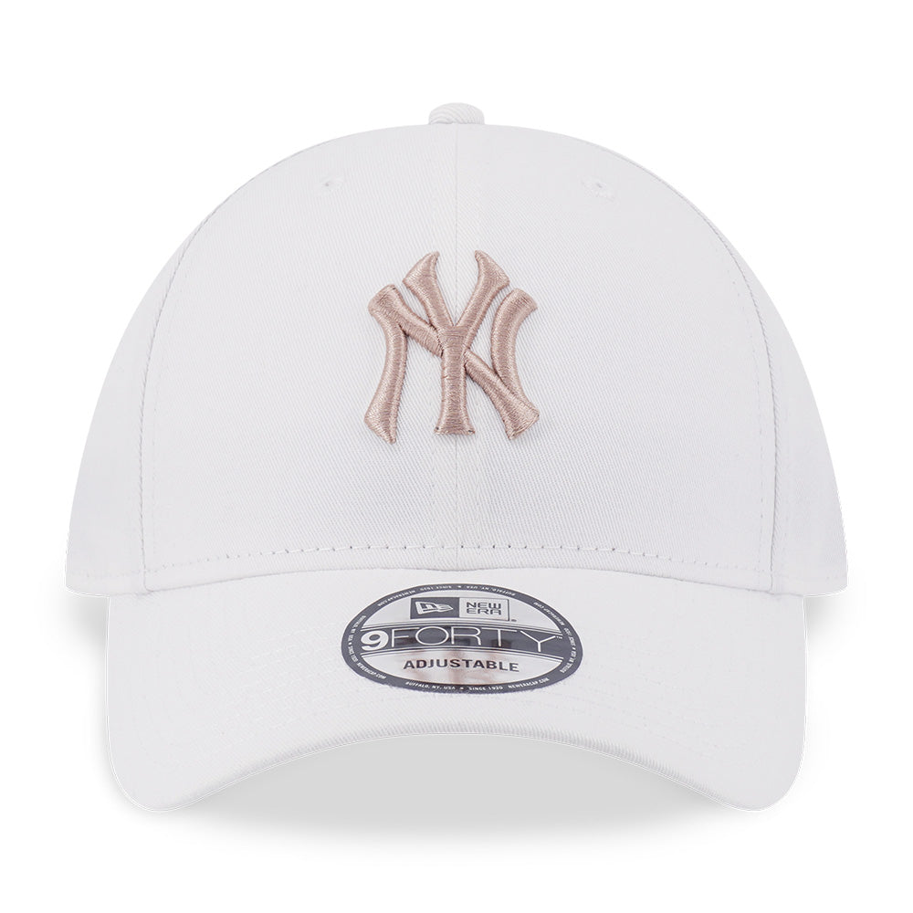 New Era New York Yankees Color Era FW26 White 9FORTY Adjustable Cap