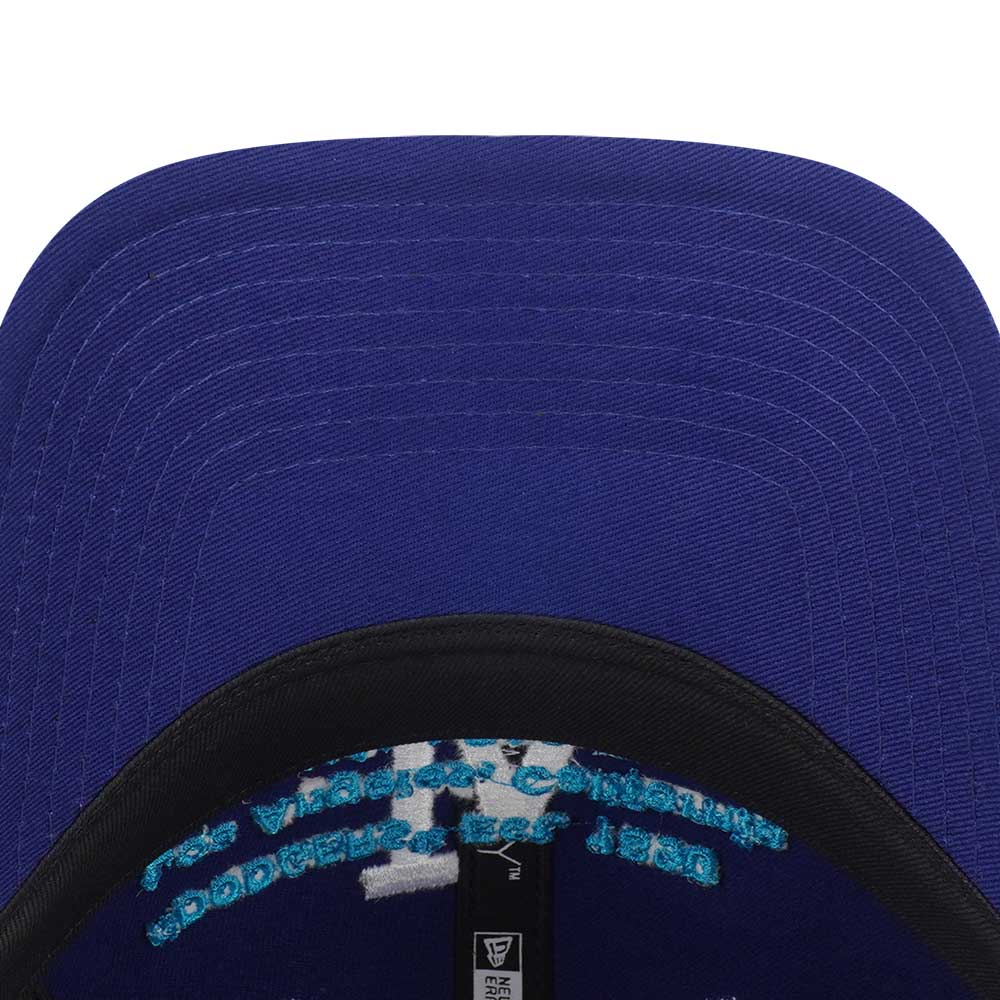 New Era Los Angeles Dodgers Layered Script Dark Royal 9TWENTY Adjustable Cap