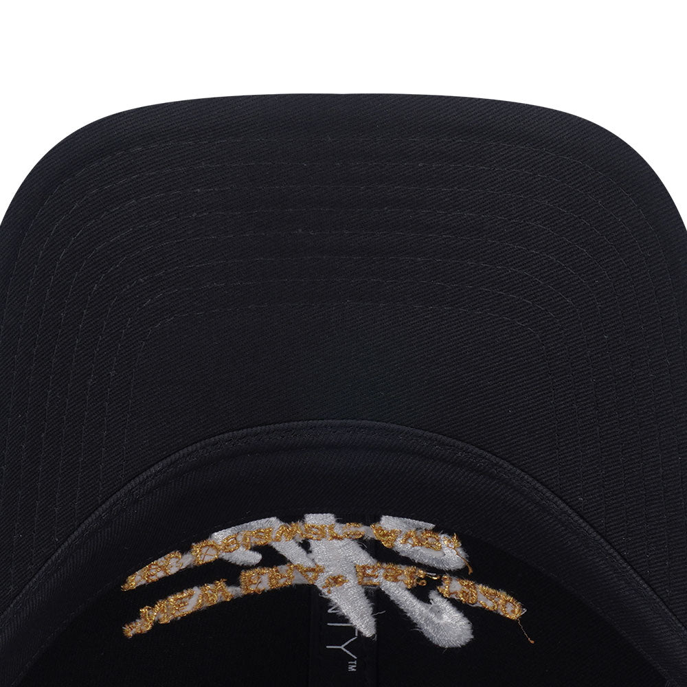 New Era NE Script Logo Layered Script Black 9TWENTY Adjustable Cap
