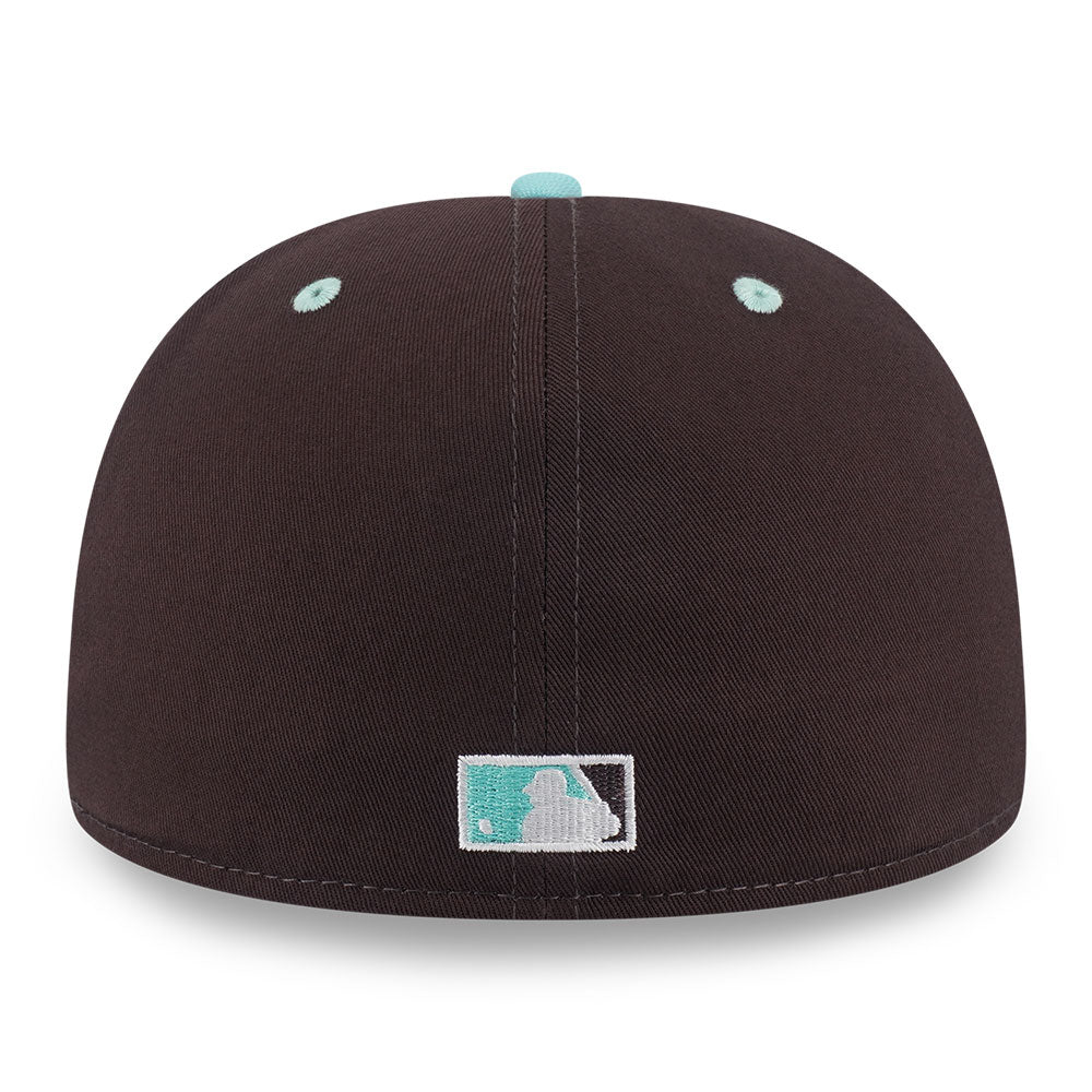 New Era Los Angeles Dodgers 5950 Pack Mint Chocolate Brown Blue Tint 59FIFTY Fitted Cap