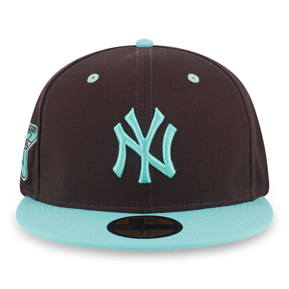 New Era New York Yankees 5950 Pack Mint Chocolate Brown Blue Tint 59FIFTY Fitted Cap