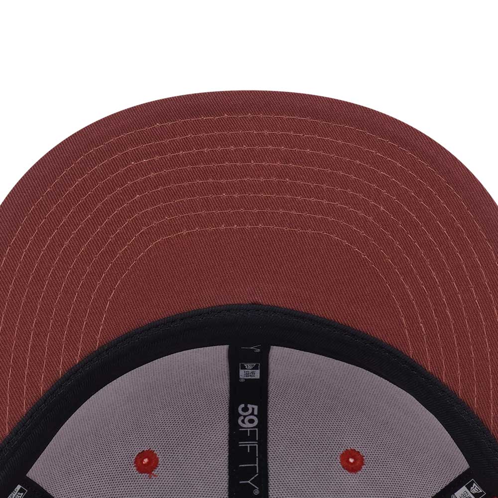 New Era Chicago Cubs Cooperstown 5950 Pack Fall Park Warm Flame 59FIFTY Fitted Cap