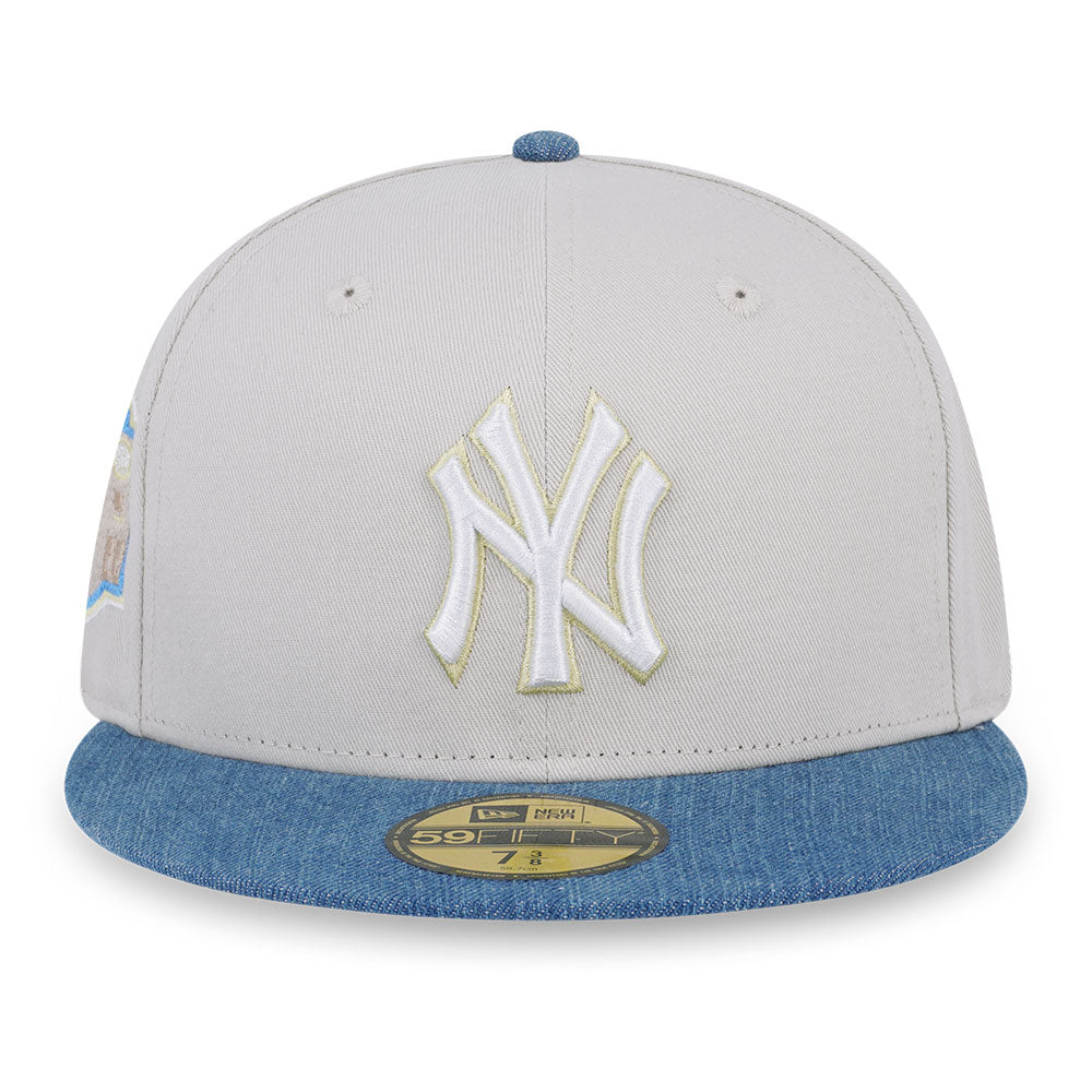 New Era New York Yankees Coopersfield 5950 Pack Denim Mix Stone 59FIFTY Fitted Caps