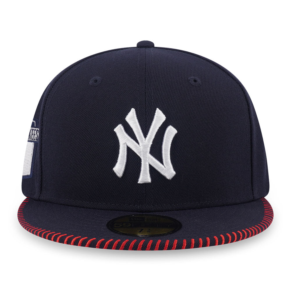 New Era New York Yankees 5950 Pack Baseball Stitching Navy 59FIFTY Fitted Cap