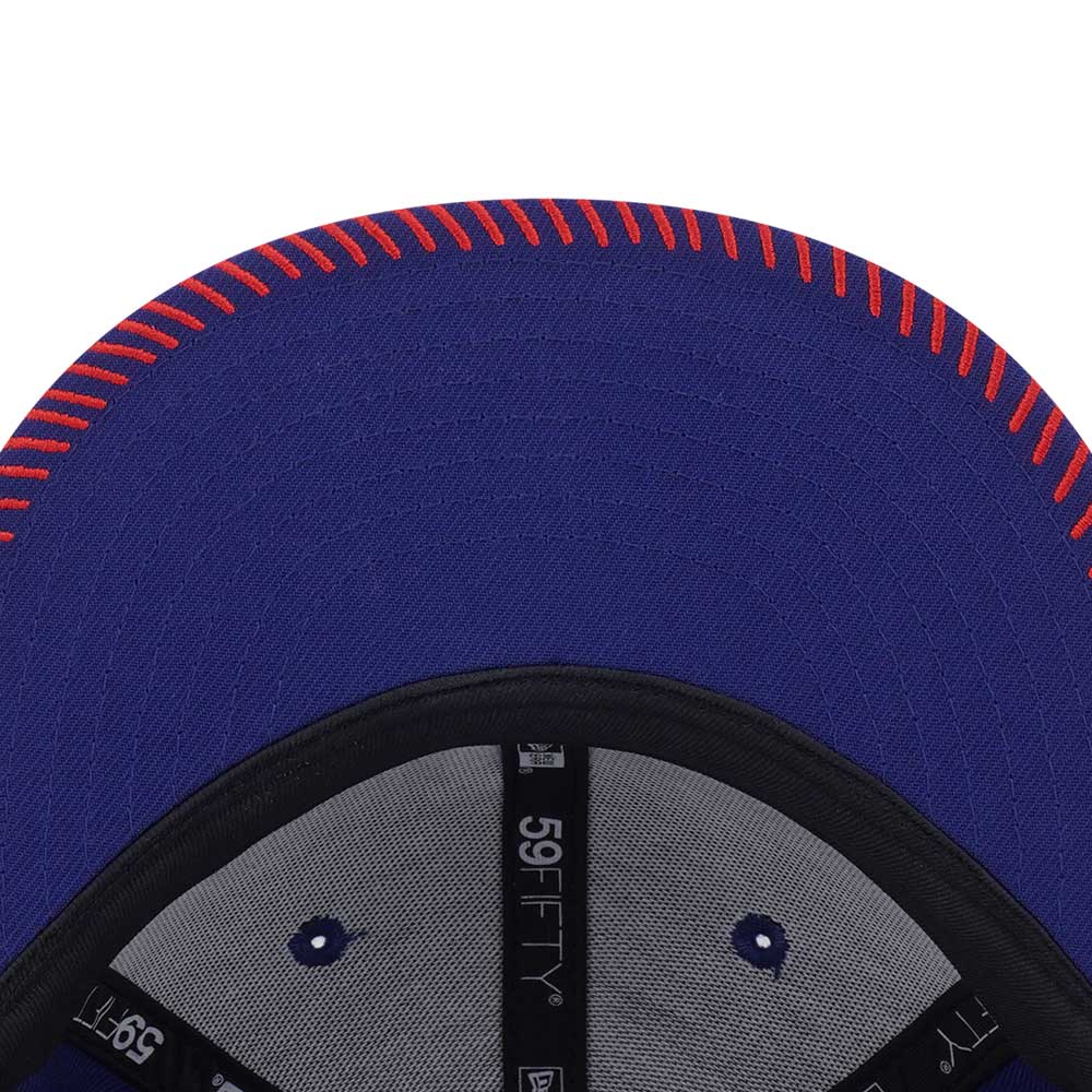 New Era Los Angeles Dodgers 5950 Pack Baseball Stitching Dark Royal 59FIFTY Fitted Cap