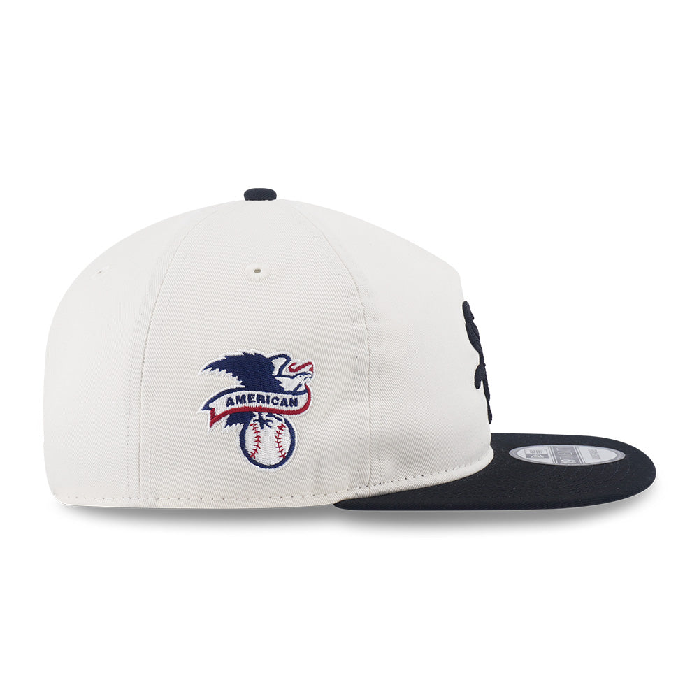 New Era Script Logo 19TWENTY Pack FW26 Chrome White Navy Snapback Cap