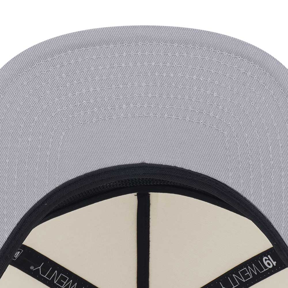 New Era Script Logo 19TWENTY Pack FW26 Chrome White Navy Snapback Cap