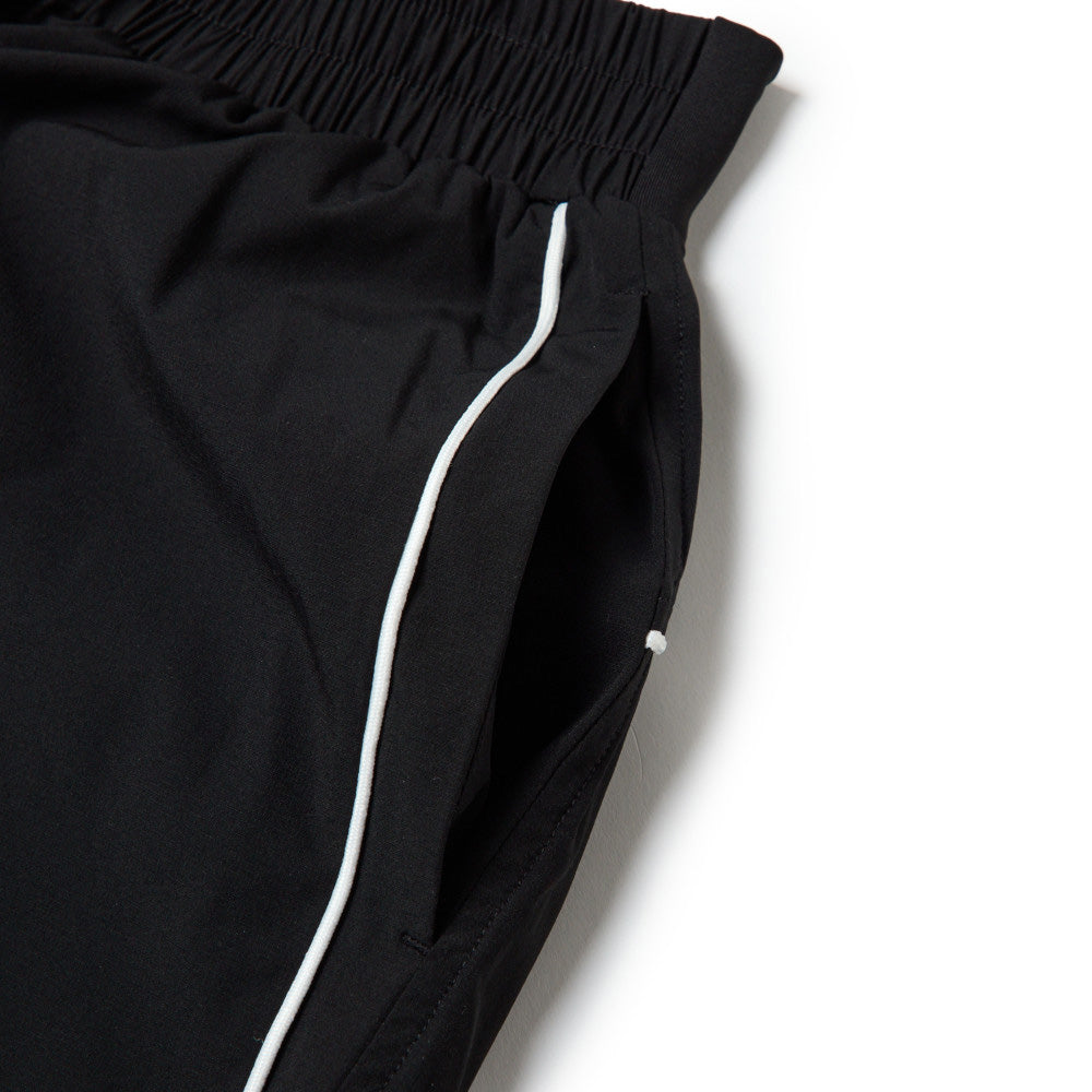 New Era Wordmark Logo Performance Black Womens Active Shorts