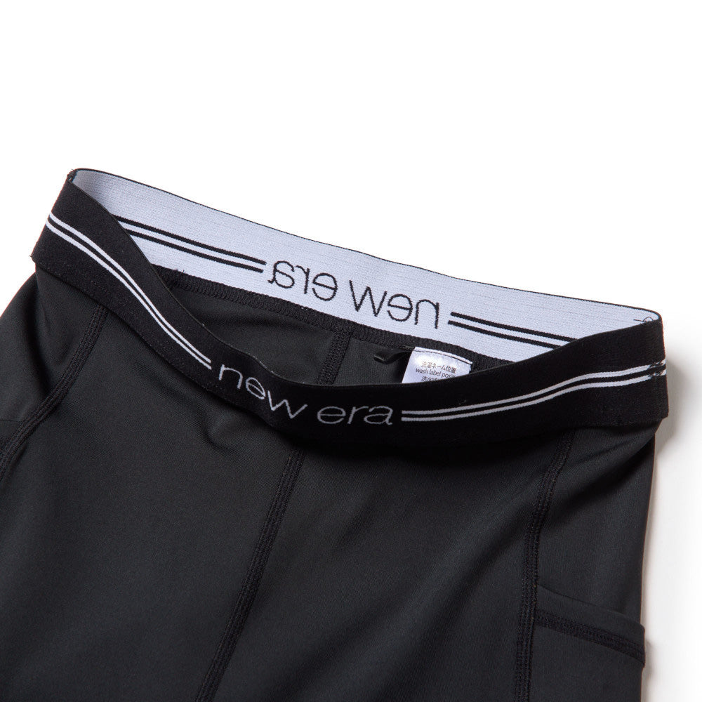 New Era Wordmark Logo Performance Black Women Leggings