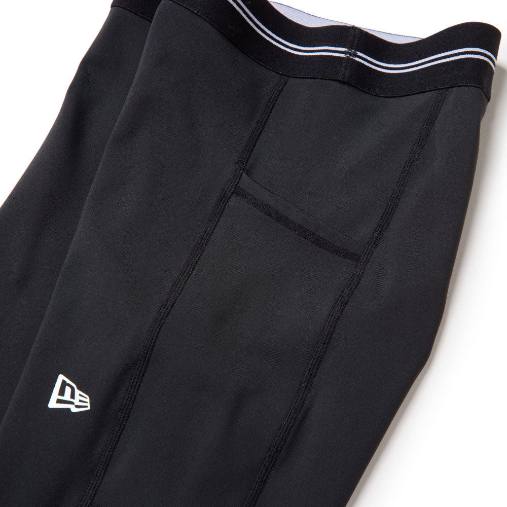 New Era Wordmark Logo Performance Black Women Leggings