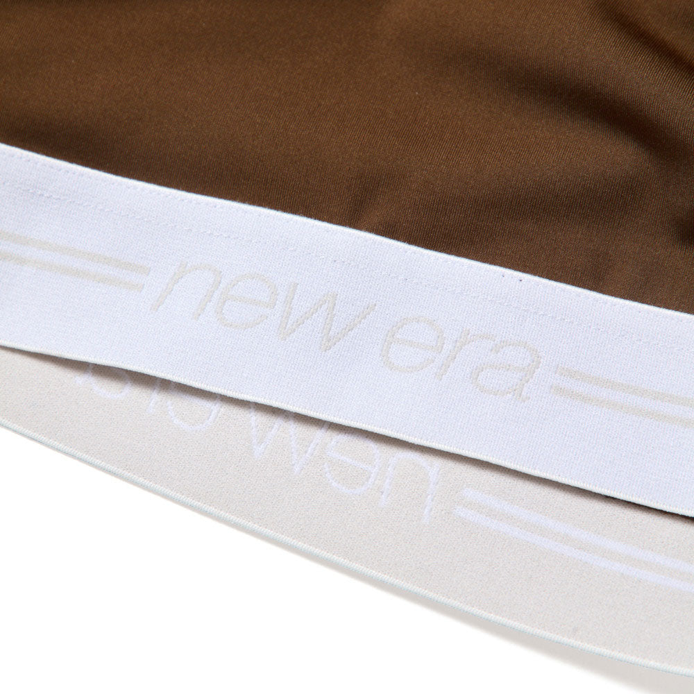 New Era Wordmark Logo Performance Brown Women Bra Top