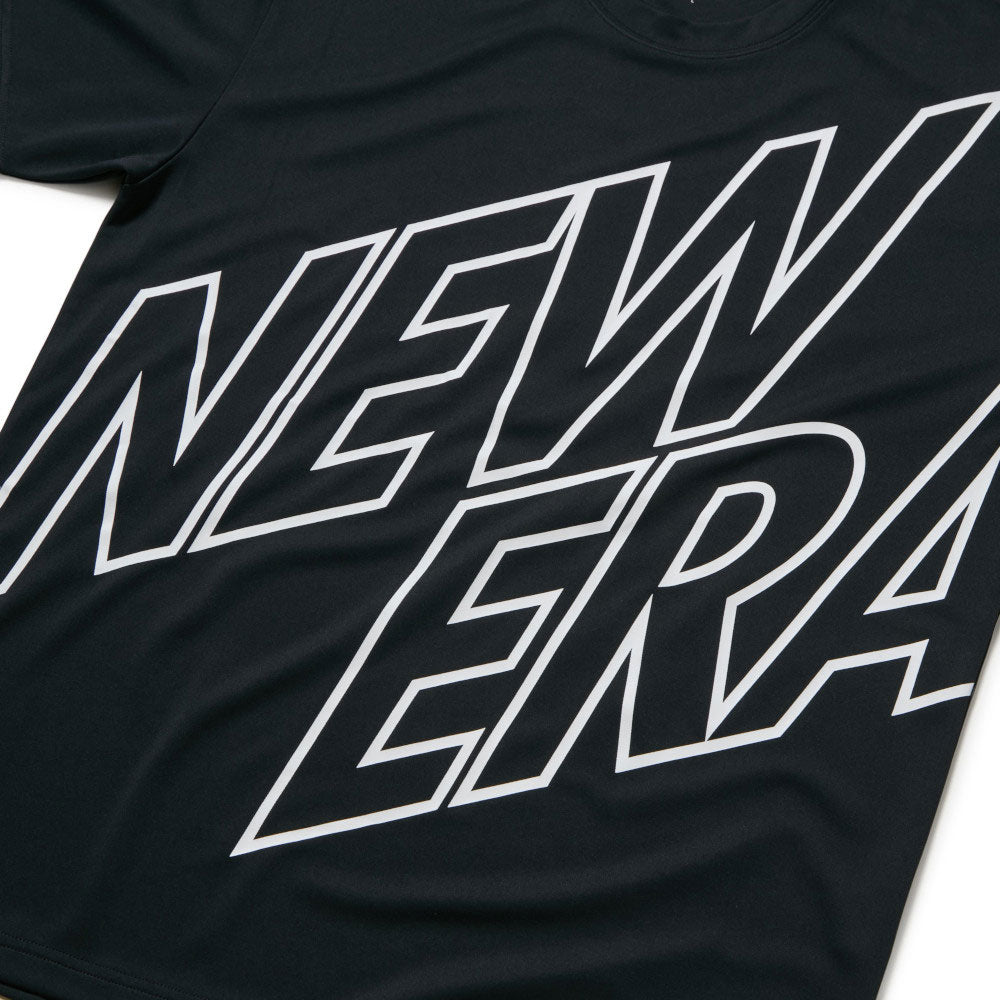 New Era Wordmark Cool Black Short Sleeve T-Shirt