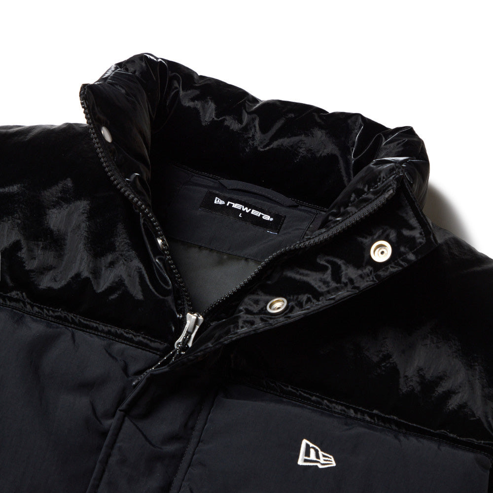 New Era Flag Logo Black Down Vest