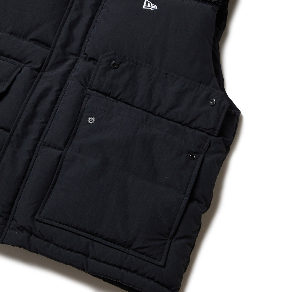 New Era Flag Logo Black Down Vest