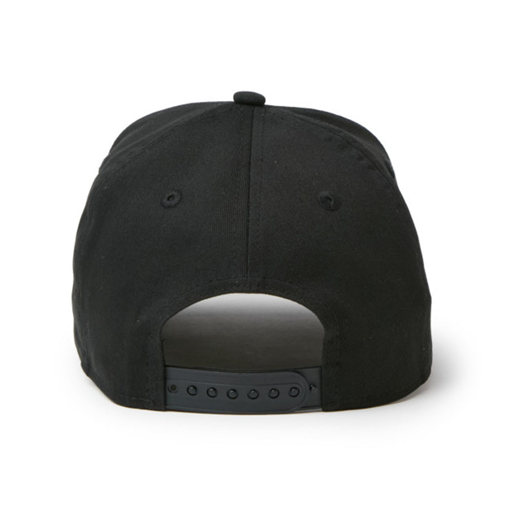 New Era Tagging Logo Black Chrome White 261 Youth 9FORTY A-Frame Adjustable Cap