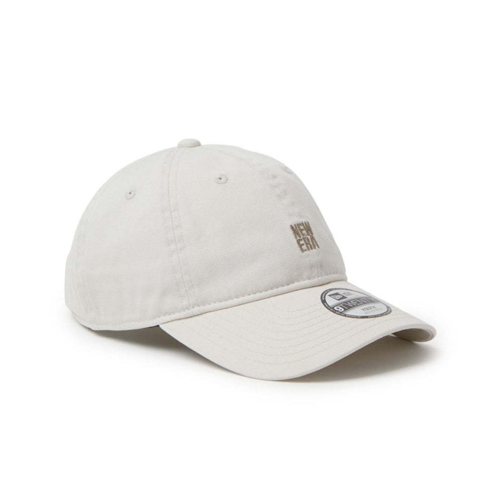 New Era Mini Square Logo Beige Youth 9TWENTY Adjustable Cap
