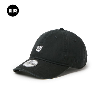 New Era Mini Square Logo Beige Black 9TWENTY Adjustable Cap