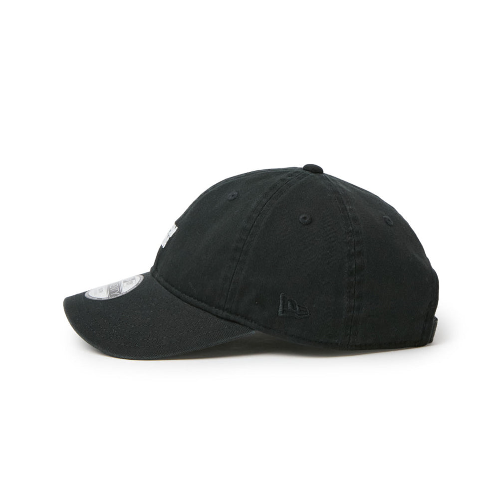 New Era Mini Square Logo Beige Black 9TWENTY Adjustable Cap