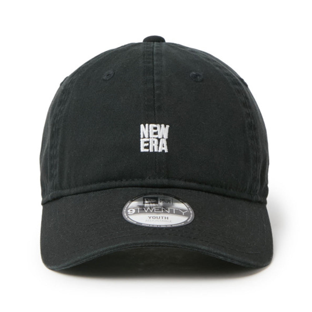 New Era Mini Square Logo Beige Black 9TWENTY Adjustable Cap