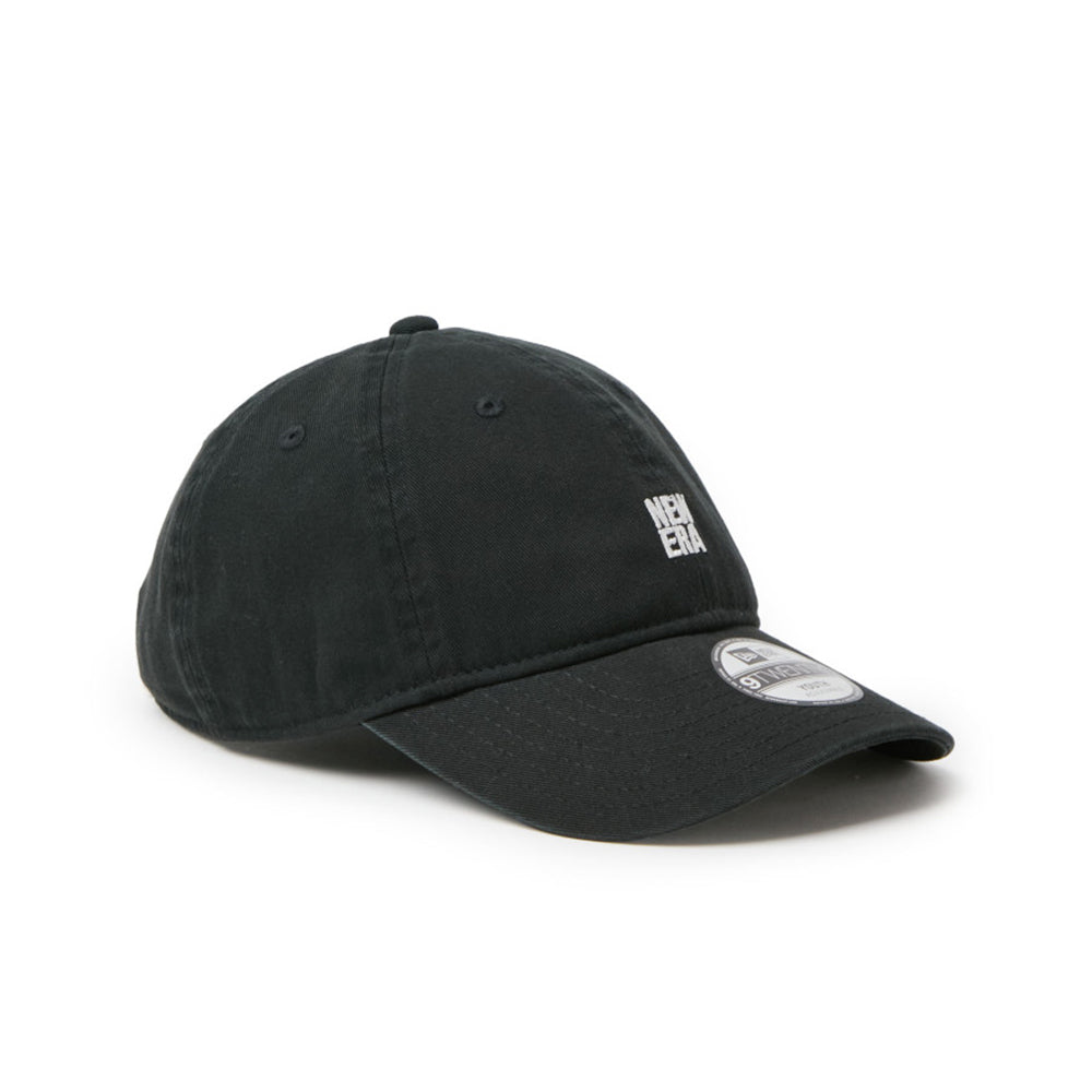 New Era Mini Square Logo Beige Black 9TWENTY Adjustable Cap