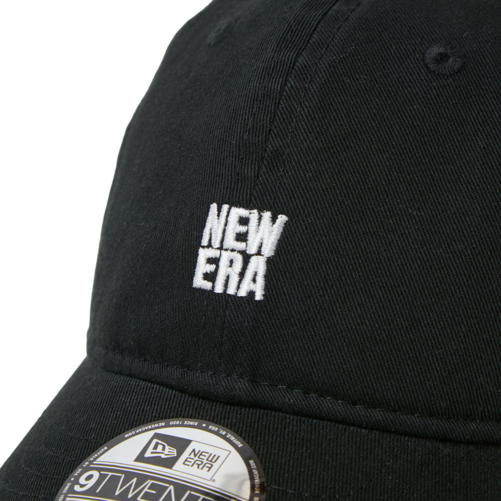 New Era Mini Square Logo Beige Black 9TWENTY Adjustable Cap