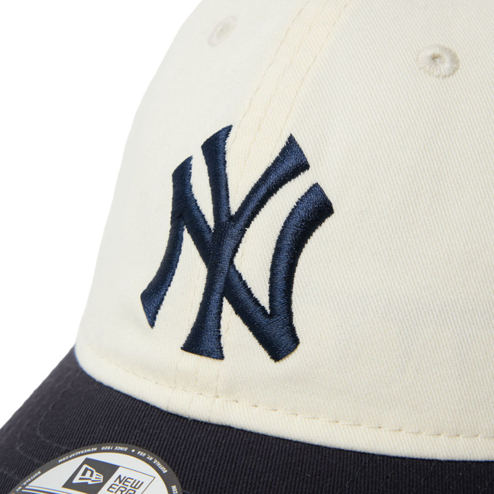 New Era New York Yankees Two Tone White Black Youth 9TWENTY Adjustable Cap