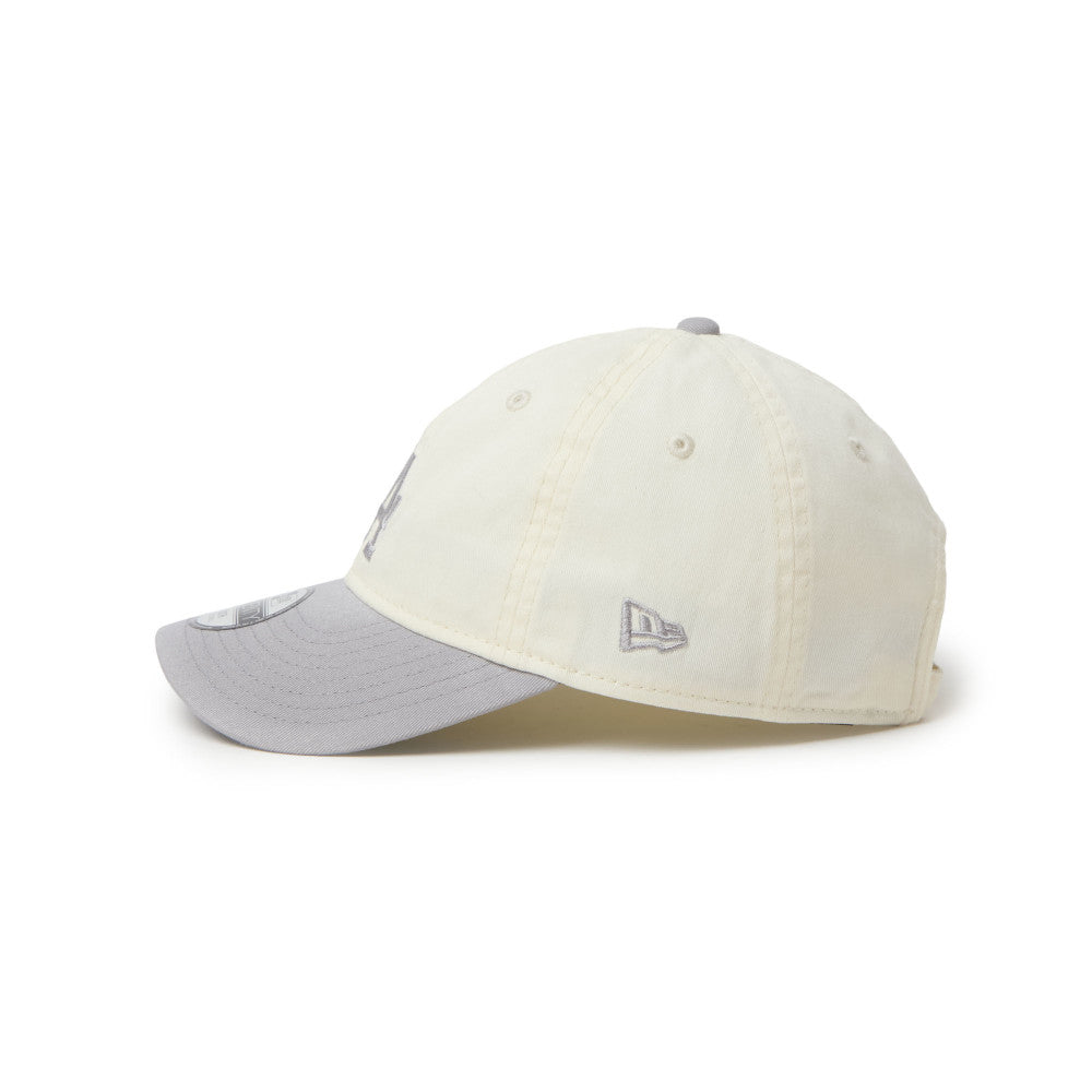 New Era Los Angeles Dodgers Two Tone White Gray Youth 9TWENTY Adjustable Cap