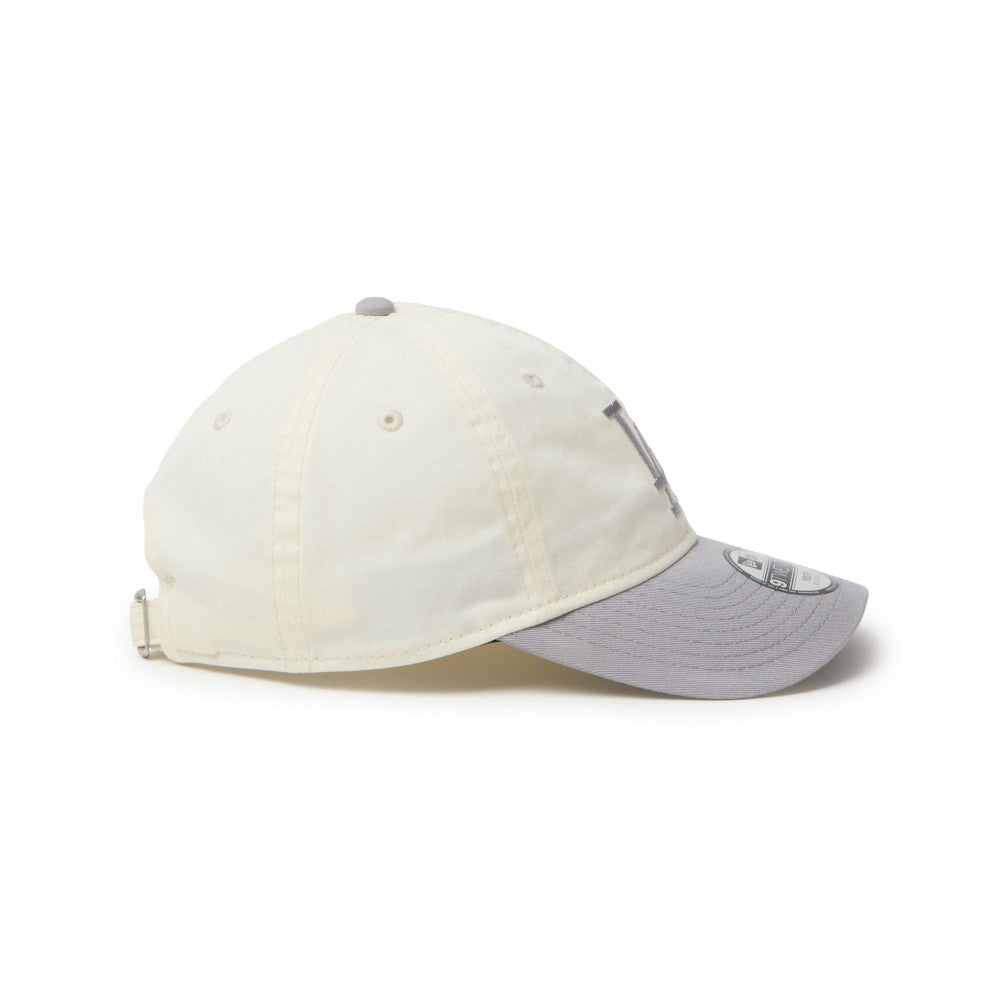 New Era Los Angeles Dodgers Two Tone White Gray Youth 9TWENTY Adjustable Cap
