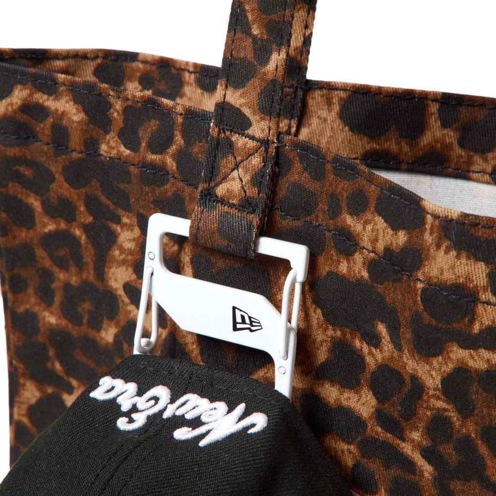 New Era Flag Logo Leopard Twill Tote Bag