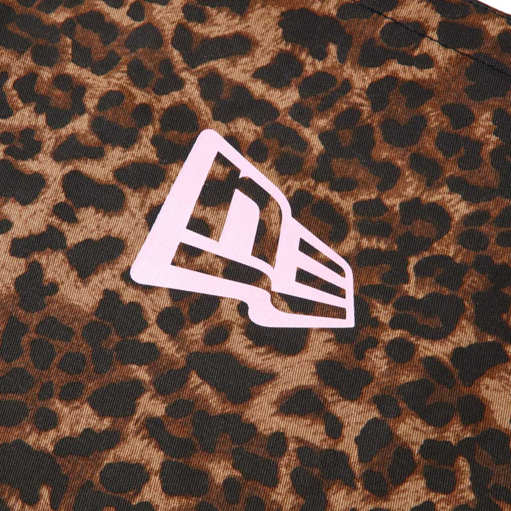 New Era Flag Logo Leopard Twill Tote Bag