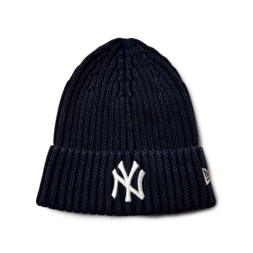 New Era New York Yankees MLB Italian Wash Black Rib Cuff Knit Medium