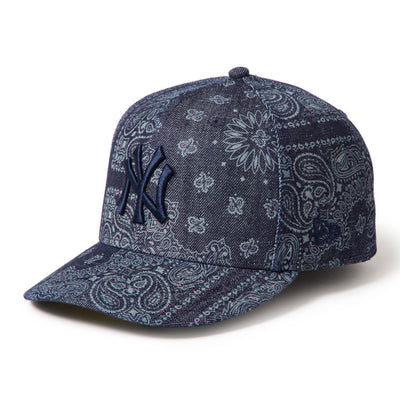 New Era New York Yankees Laser Burn Out Denim Navy 59FIFTY Pre-Curved Fitted Cap