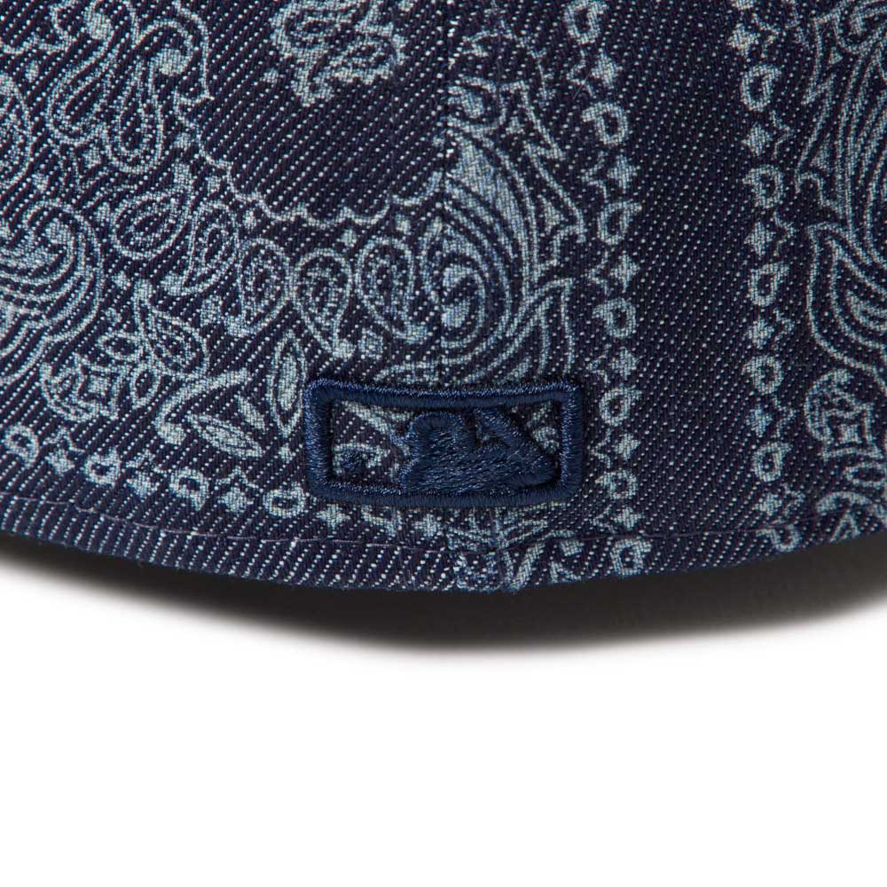 New Era New York Yankees Laser Burn Out Denim Navy 59FIFTY Pre-Curved Fitted Cap