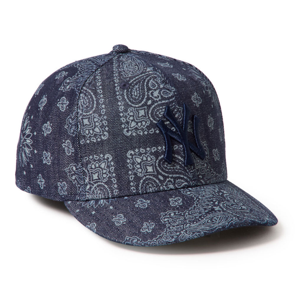 New Era New York Yankees Laser Burn Out Denim Navy 59FIFTY Pre-Curved Fitted Cap
