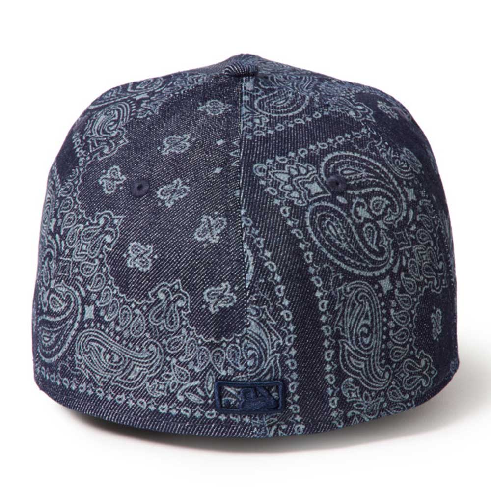 New Era New York Yankees Laser Burn Out Denim Navy 59FIFTY Pre-Curved Fitted Cap