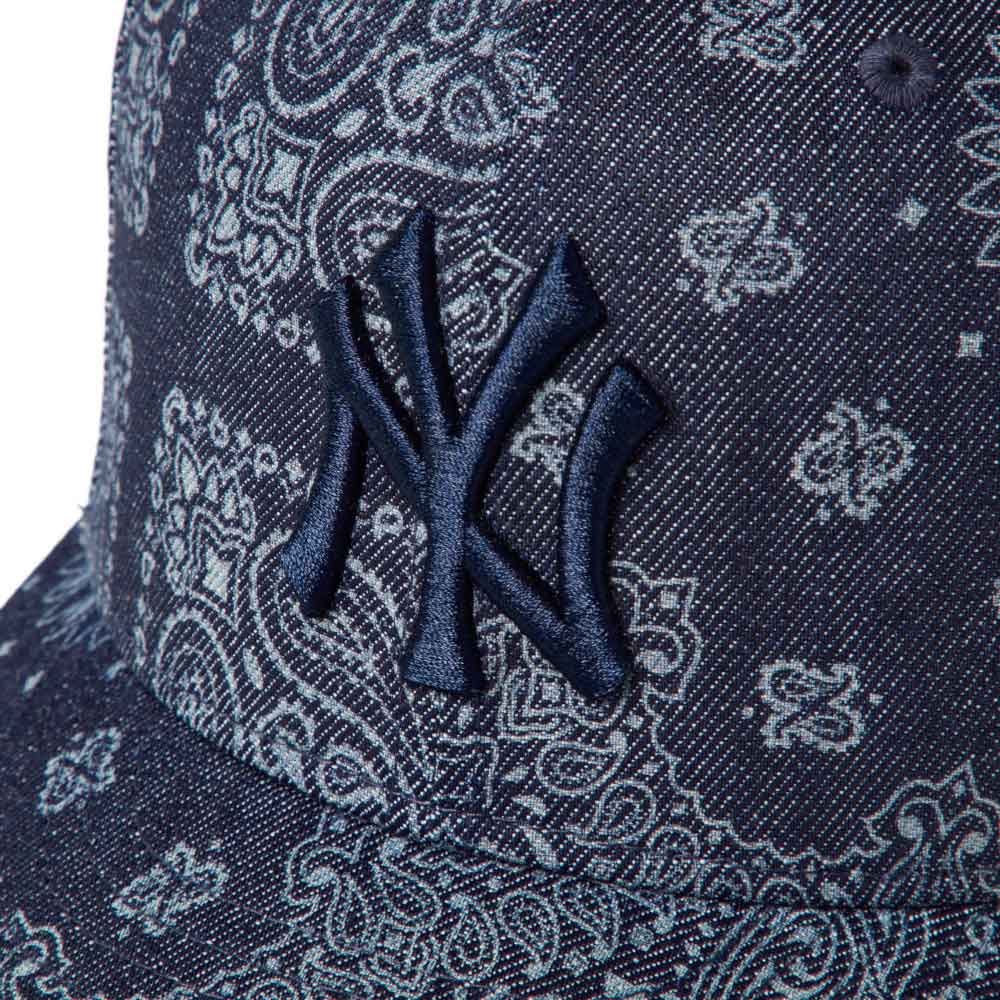 New Era New York Yankees Laser Burn Out Denim Navy 59FIFTY Pre-Curved Fitted Cap