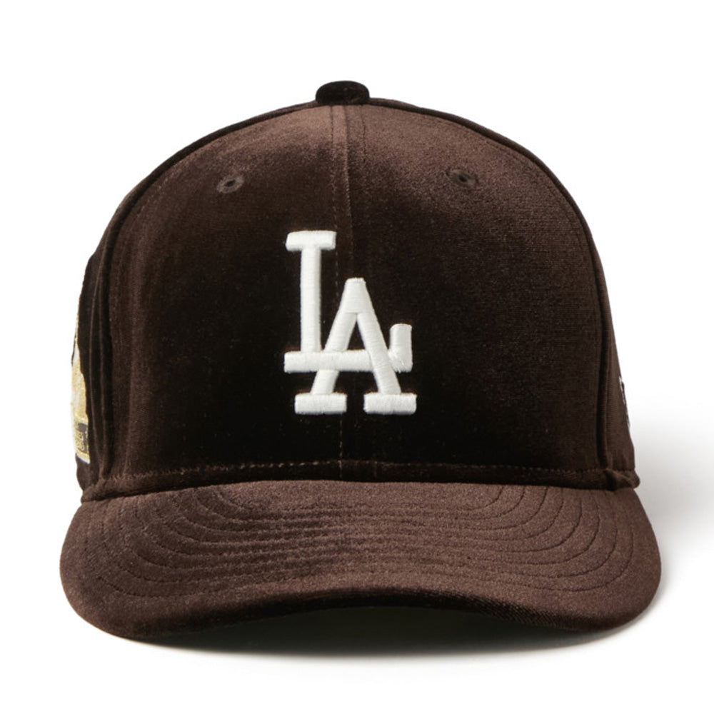 New Era Los Angeles Dodgers Velvet Brown 59FIFTY Precurved Fitted Cap