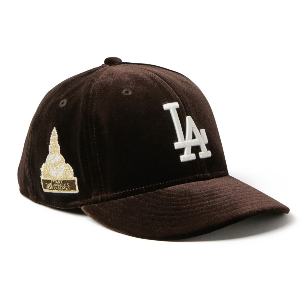 New Era Los Angeles Dodgers Velvet Brown 59FIFTY Precurved Fitted Cap