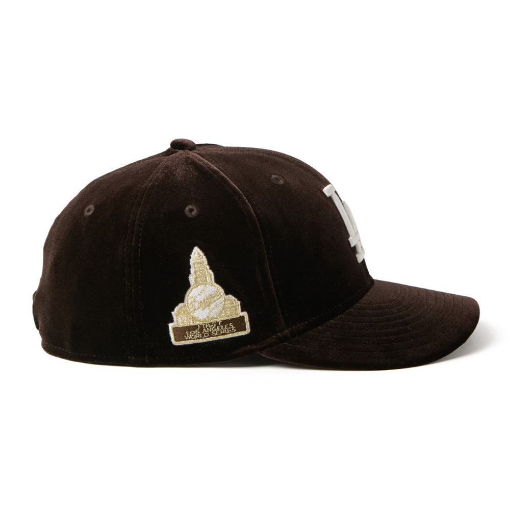 New Era Los Angeles Dodgers Velvet Brown 59FIFTY Precurved Fitted Cap
