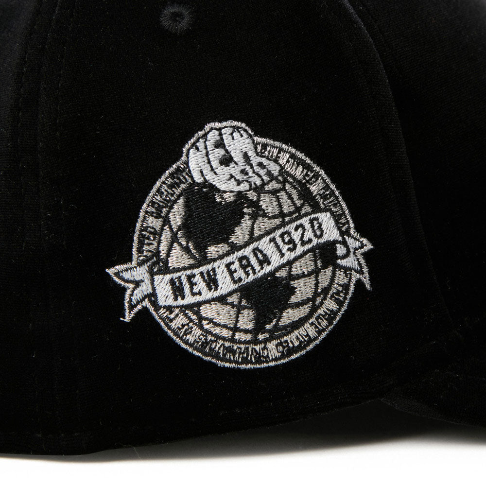 New Era NE Logo Velvet Black 59FIFTY Precurved Fitted Cap