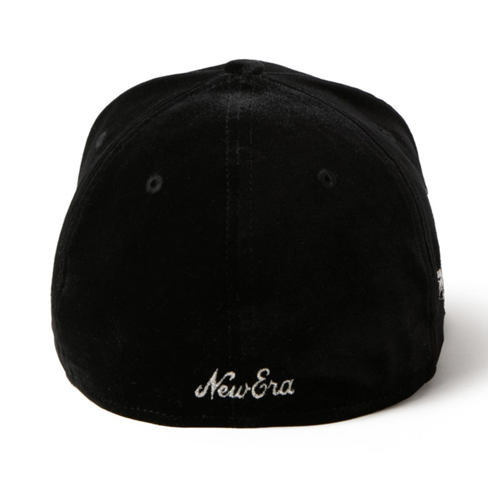 New Era NE Logo Velvet Black 59FIFTY Precurved Fitted Cap