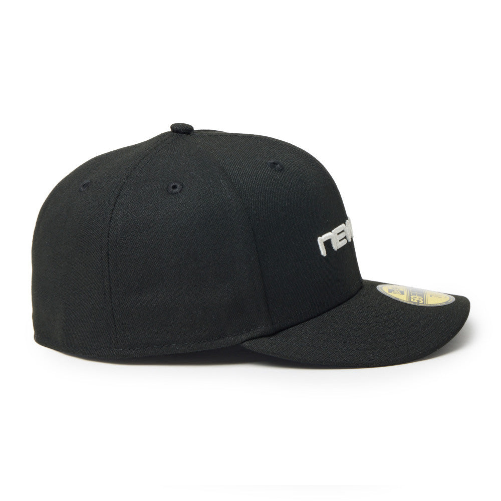 New Era Wordmark Logo Black 59FIFTY Fitted Cap