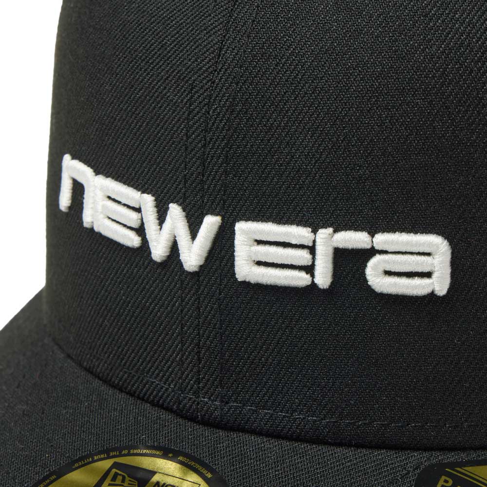 New Era Wordmark Logo Black 59FIFTY Fitted Cap