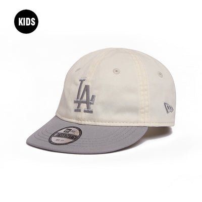 New Era Los Angeles Dodgers Two Tone White Gray Toddler 9TWENTY Adjustable Cap