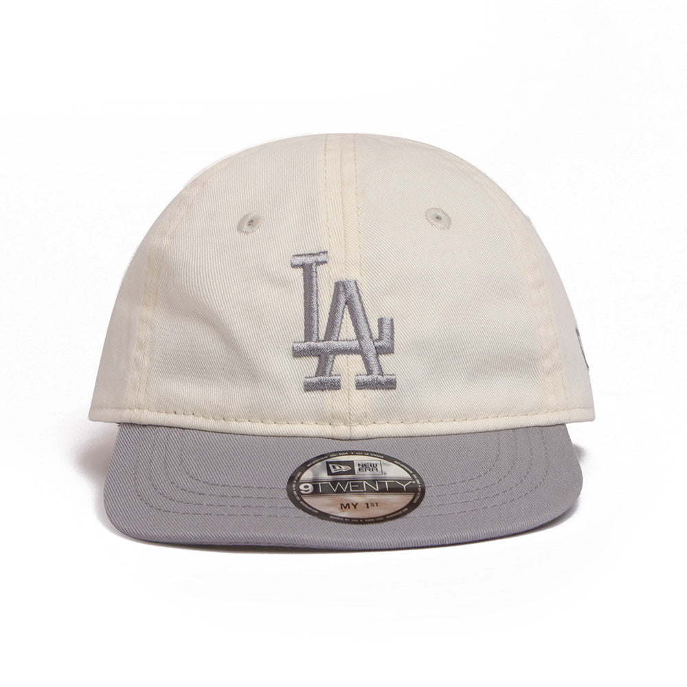 New Era Los Angeles Dodgers Two Tone White Gray Toddler 9TWENTY Adjustable Cap