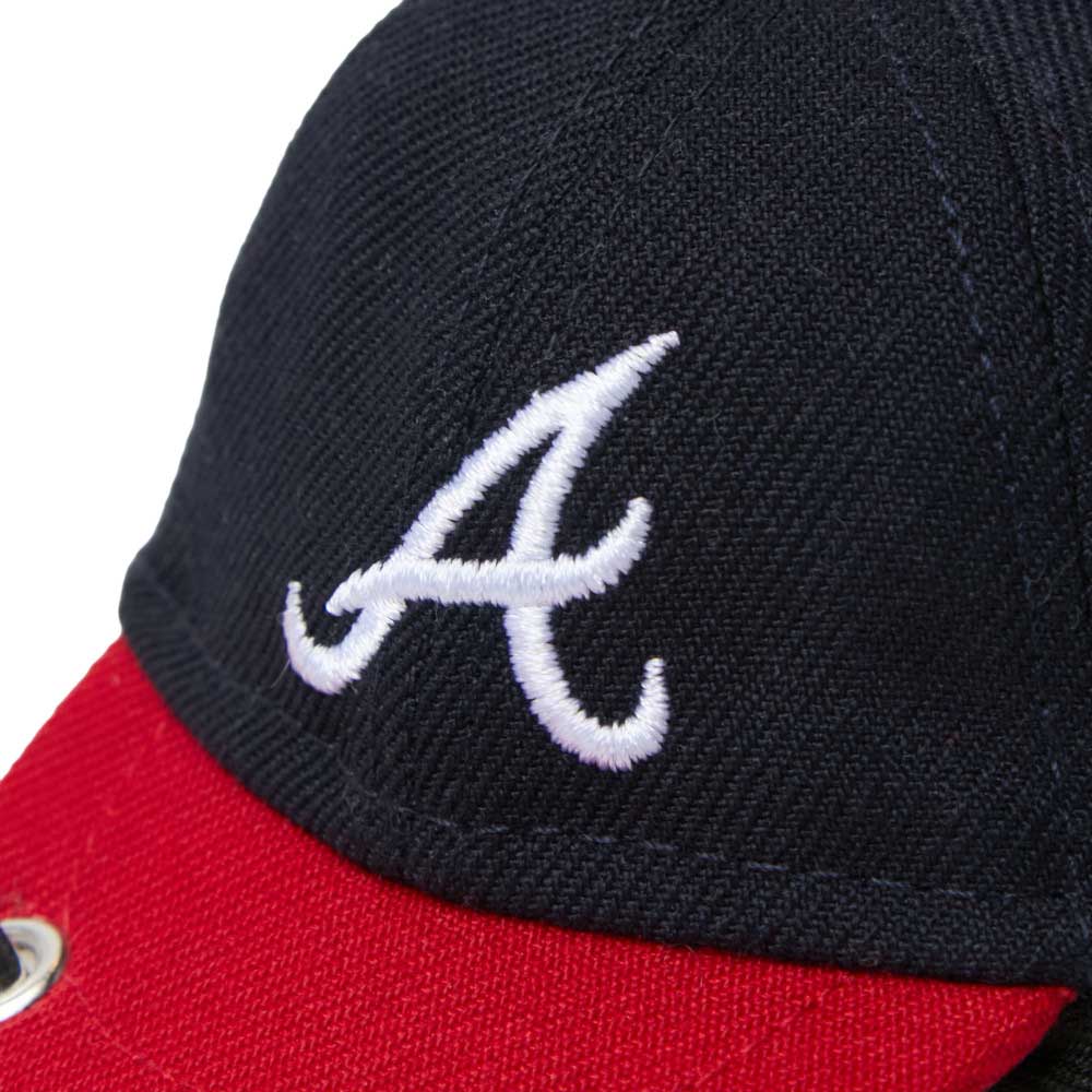 New Era Atlanta Braves Navy Red Earphones Case Accessory