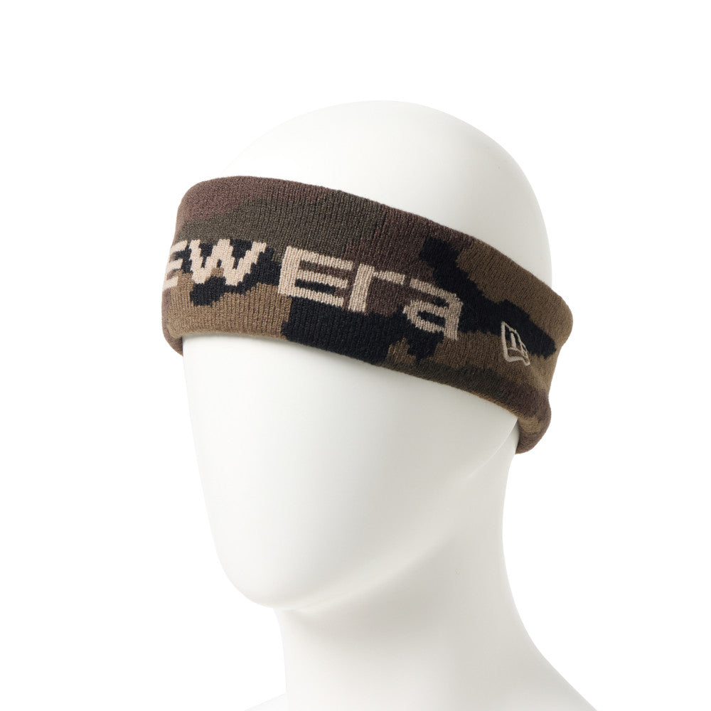 New Era Wordmark Logo Camo Headband