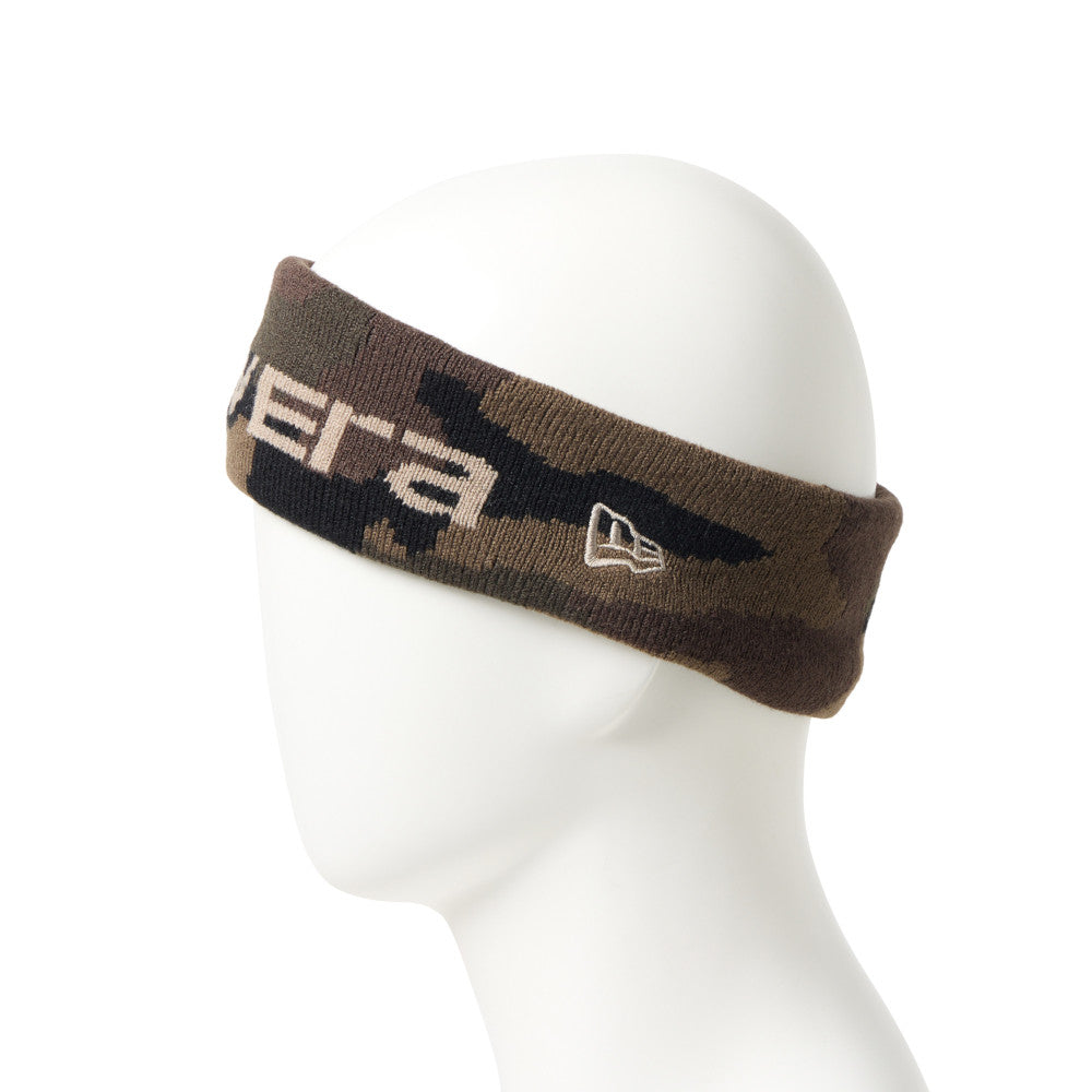 New Era Wordmark Logo Camo Headband
