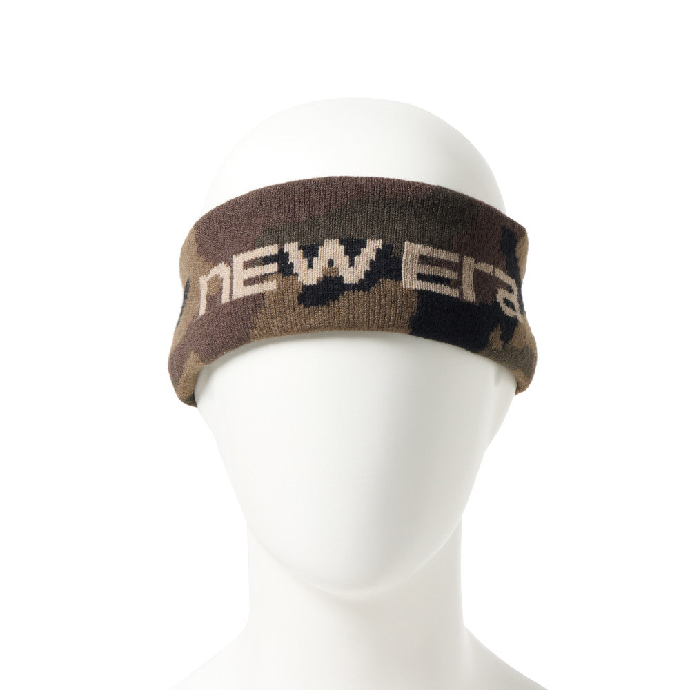 New Era Wordmark Logo Camo Headband