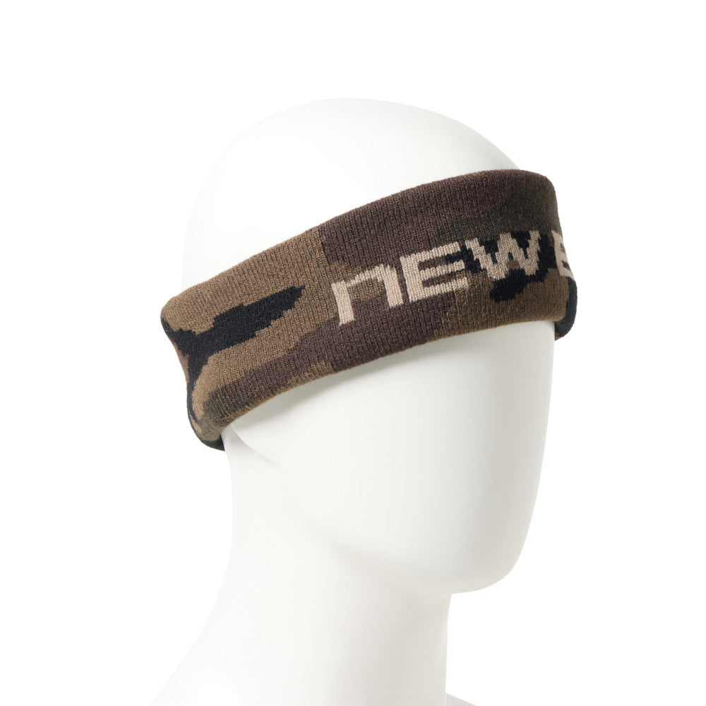 New Era Wordmark Logo Camo Headband